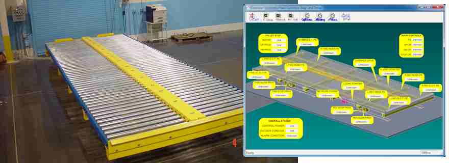 Loading dock conveyor and diagnostic program, 2004