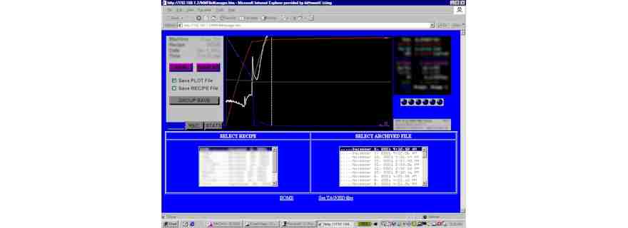 Web-based machine HMI using Active-X, 2000